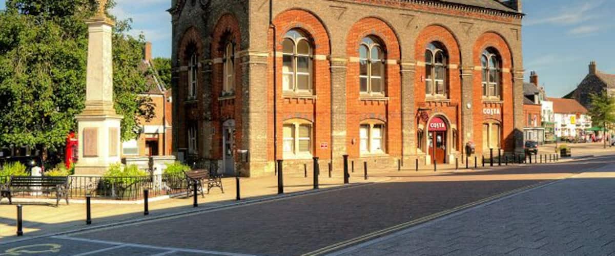 War Memorial and Former Corn Exchange, Swaffham