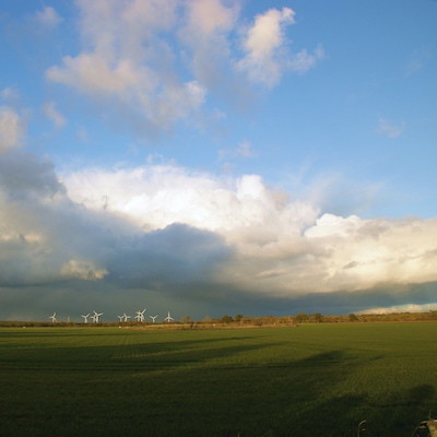 Wind farm near Swafham, Norfolk.