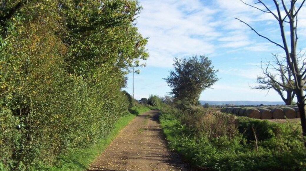 Track, Holme This track leads out of the hamlet of Holme and heads east to the banks of the River Swale