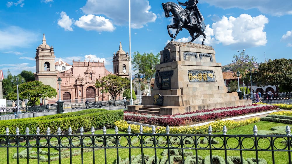 Plaza de Armas in Ayacucho, Peru