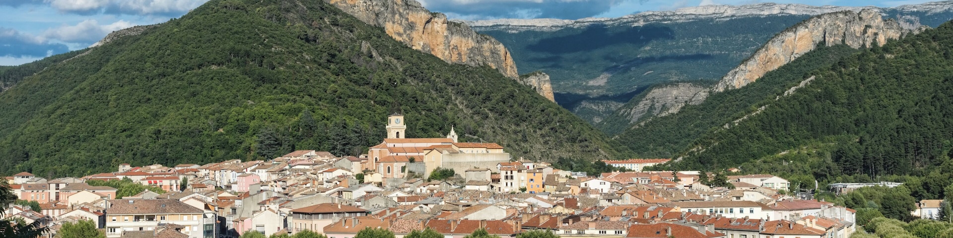 Digne les bains, vue vers l'est