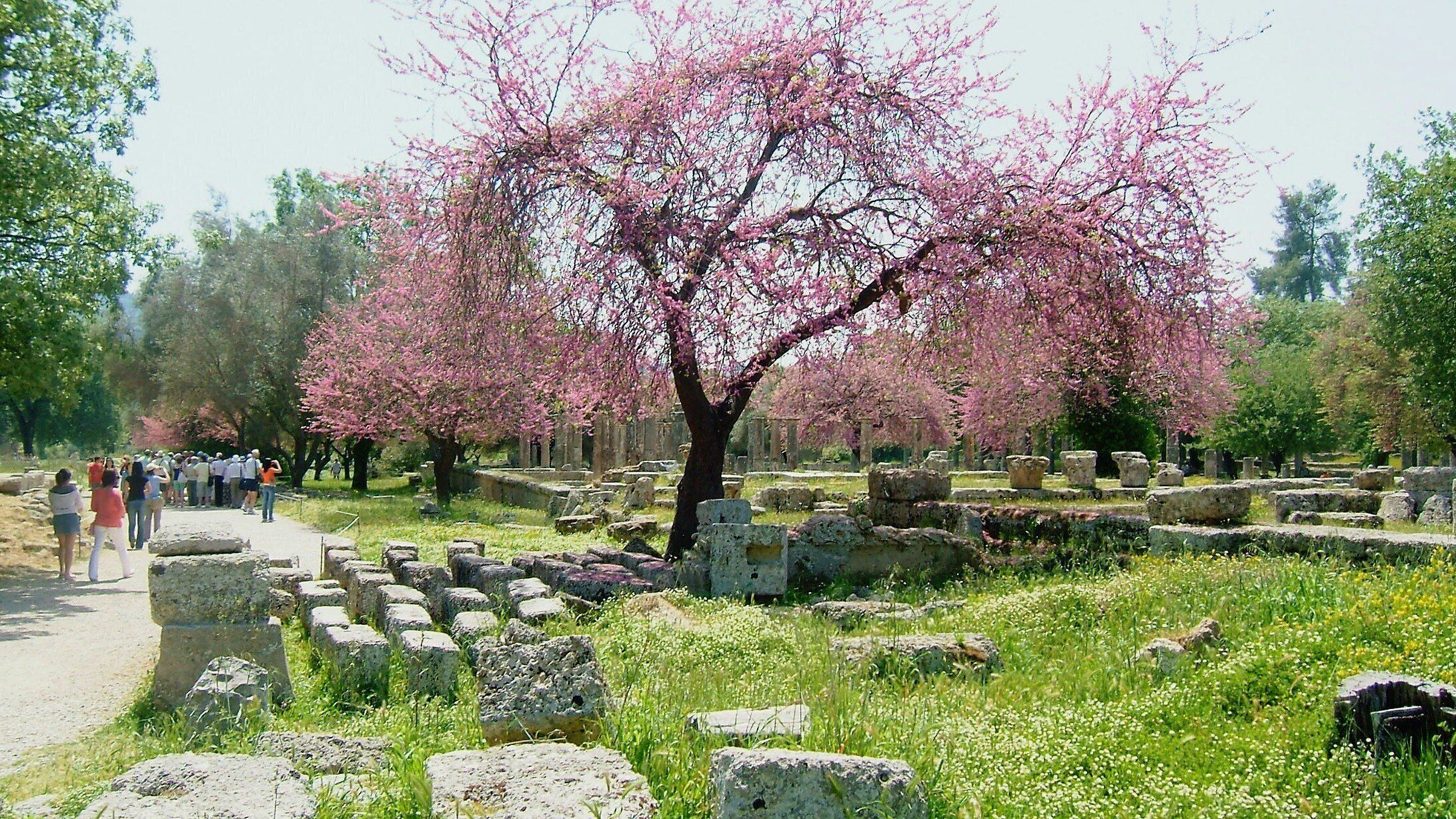 one of the sncient wonders of the world the temple of zues is there, and the ancient olympic stadium where the flame lights the torch for every olympic games