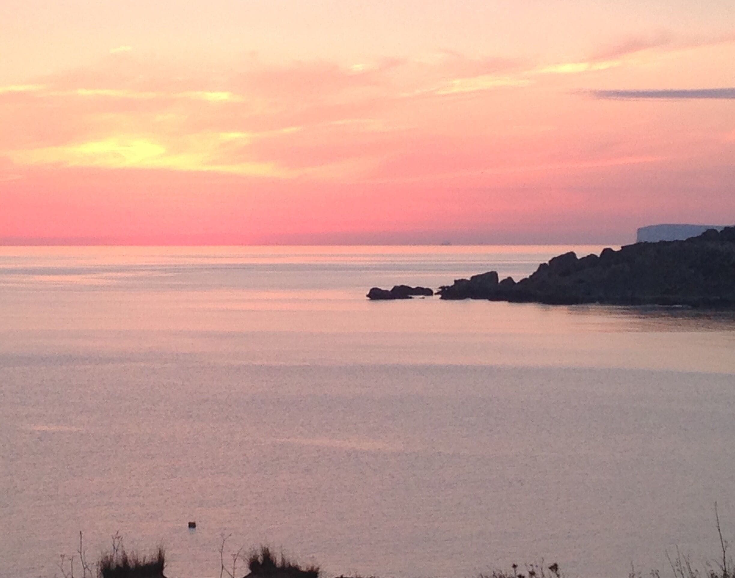 After Sunset near Golden Bay, Malta