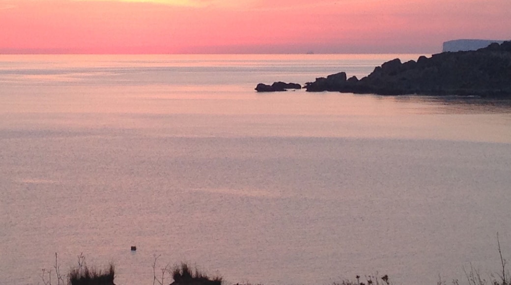 After Sunset near Golden Bay, Malta