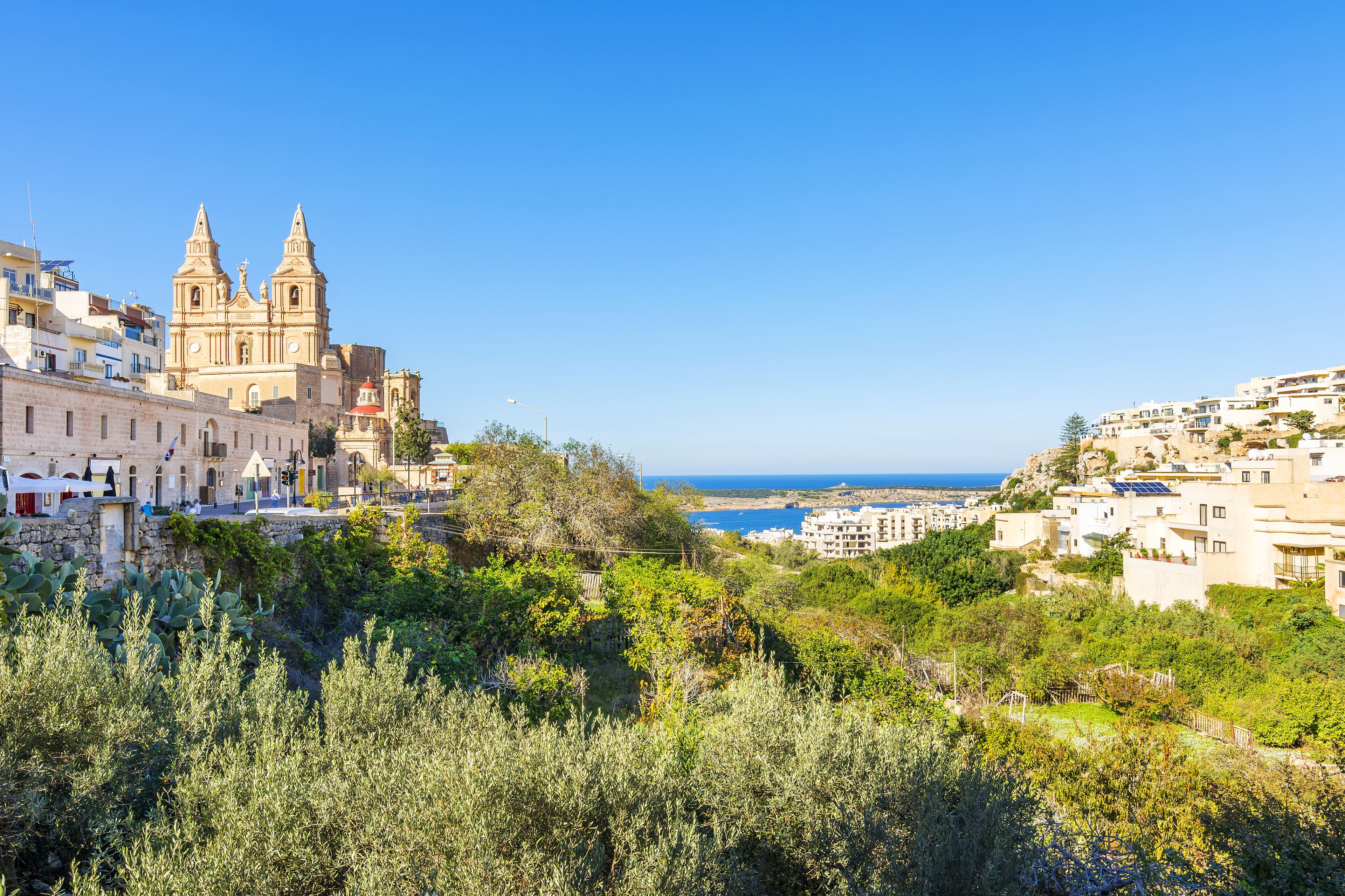 Mellieha in Malta; Shutterstock ID 396646663