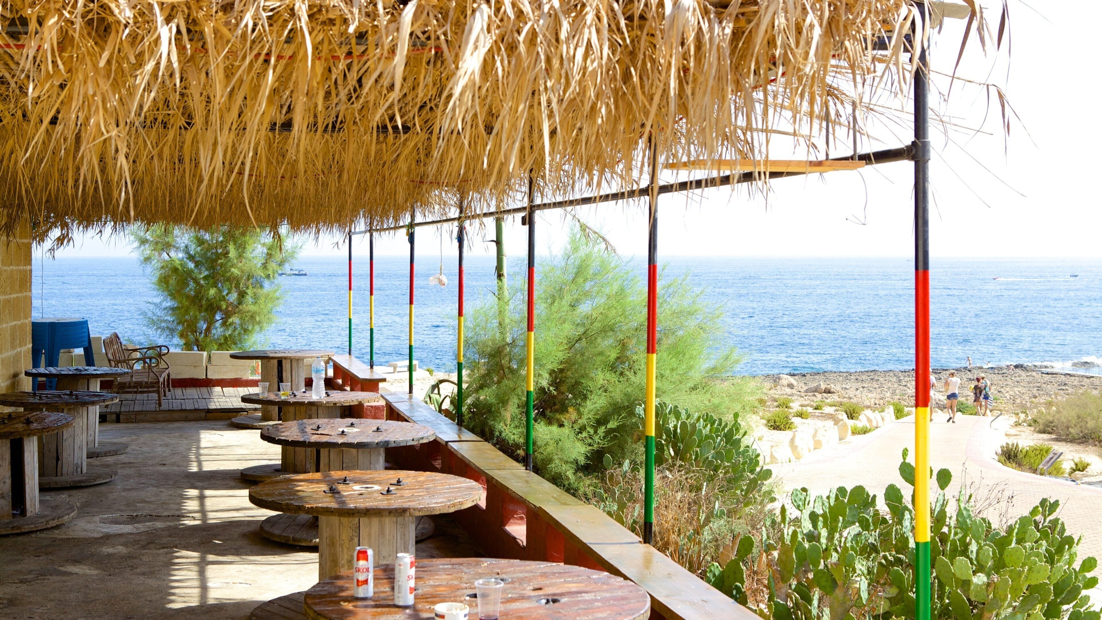 Qawra showing general coastal views