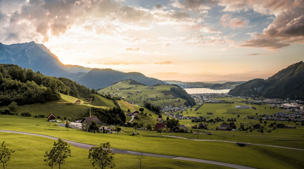 Nidwalden bei Sonnenuntergang