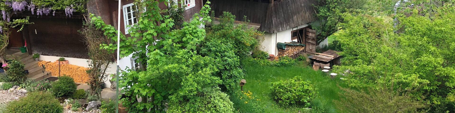 Going up Mount Stanserhorn. May 2018