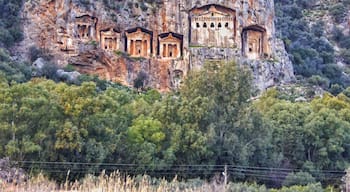 Rock cut tomb in Daylan - Antalya Turkey