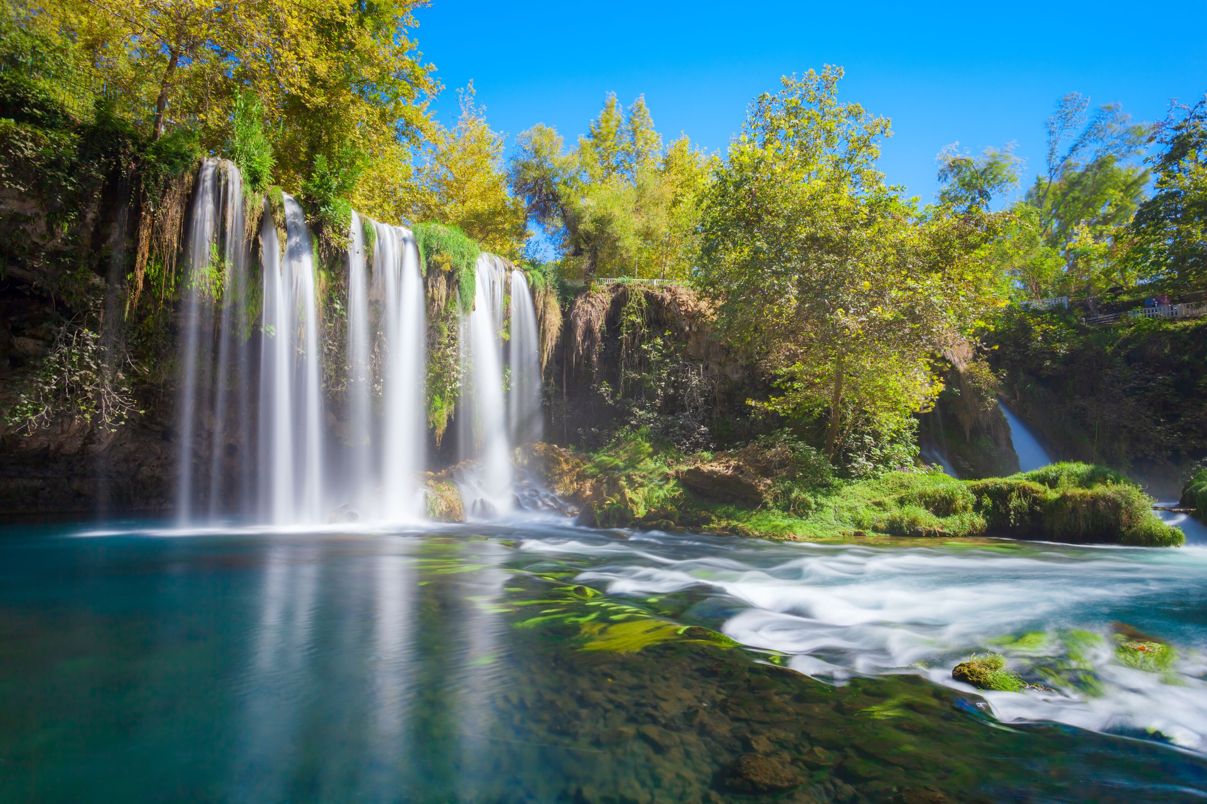 Duden waterfall park in Antalya