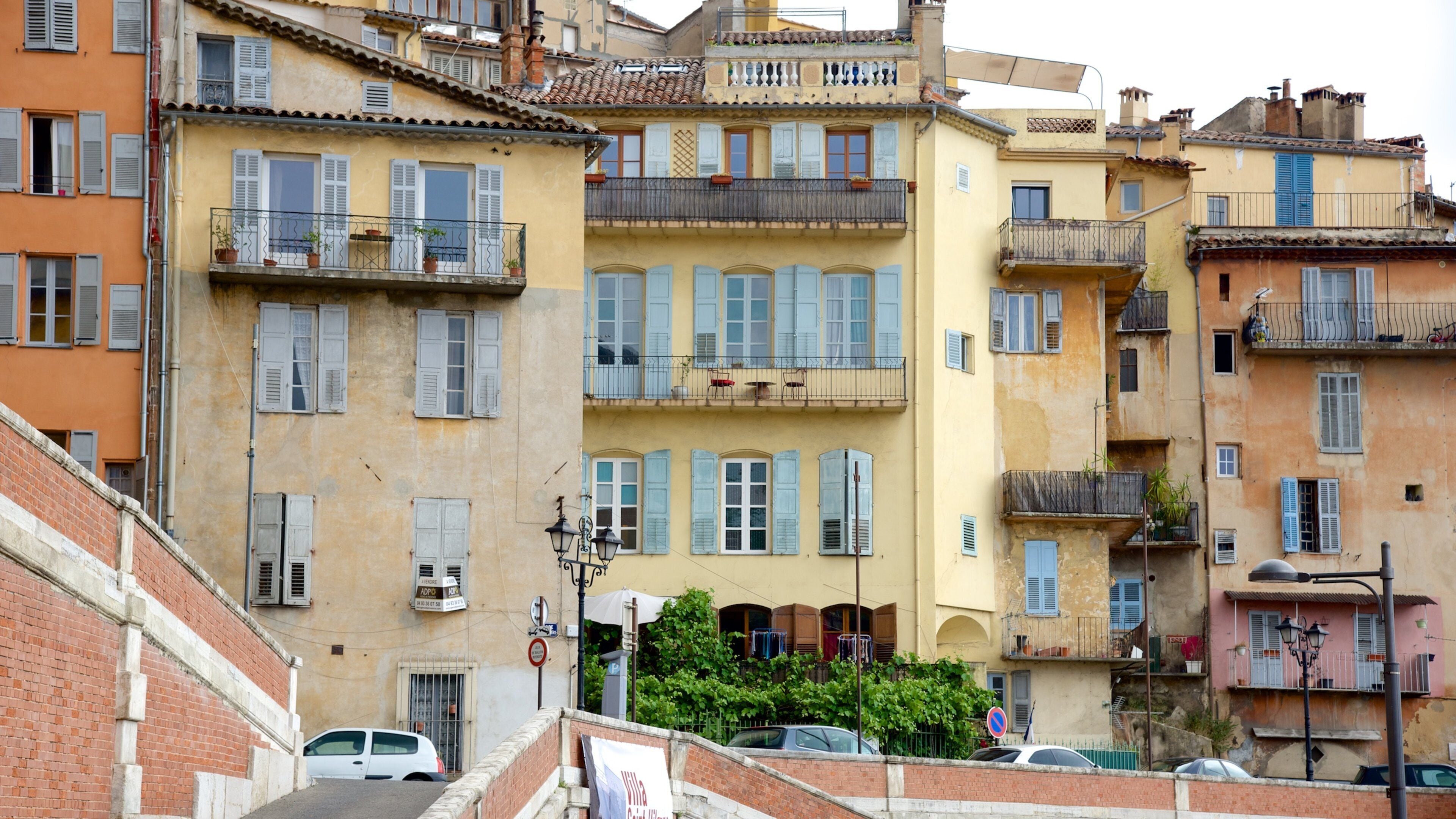 Grasse showing a small town or village