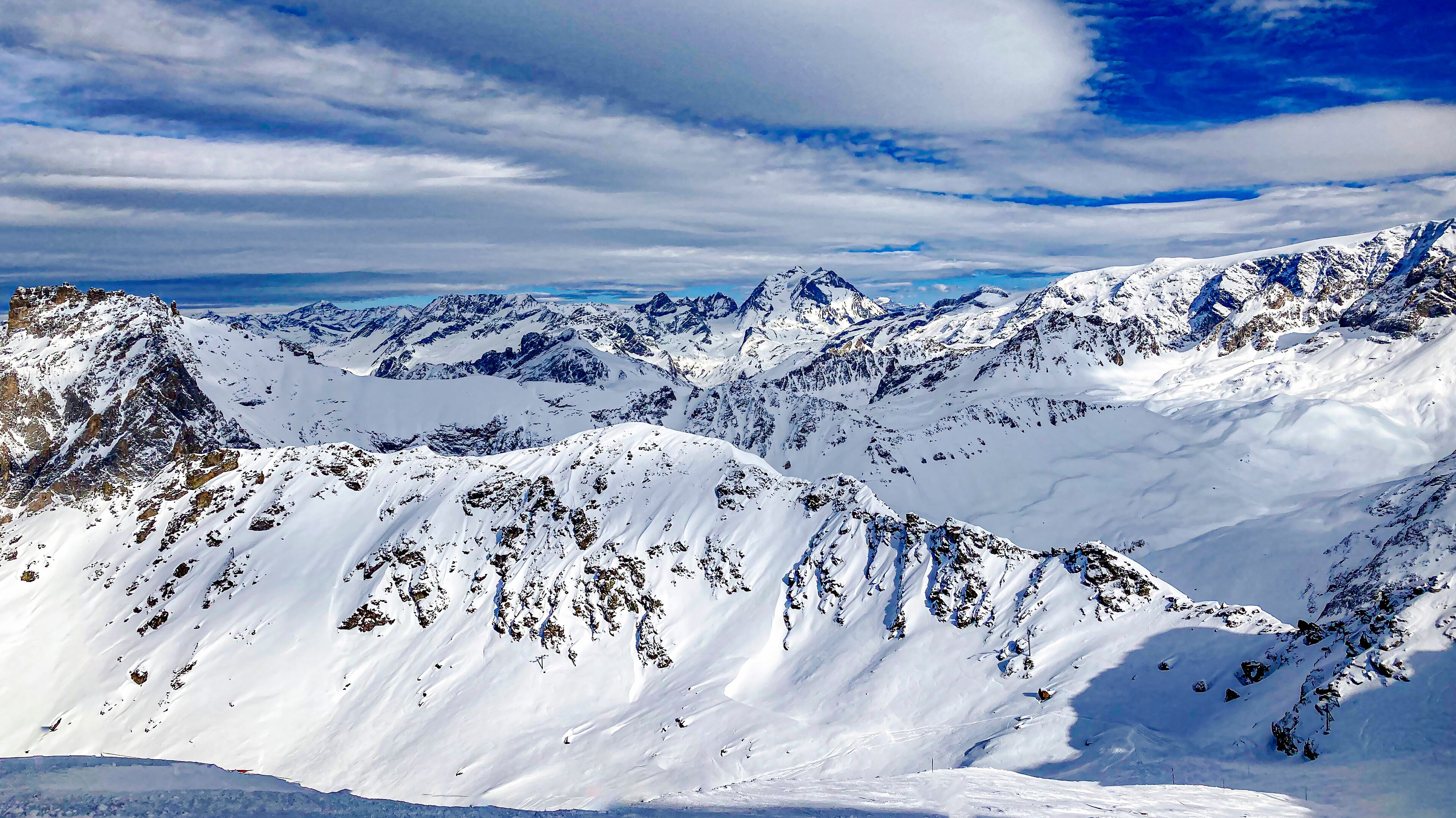 French alp mountains