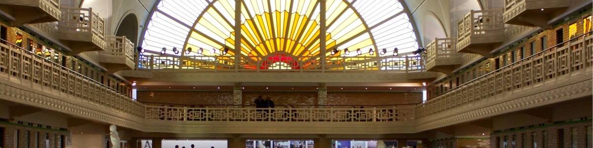 Old swimming pool , now it' s a Museum Very nice art deco architecture .