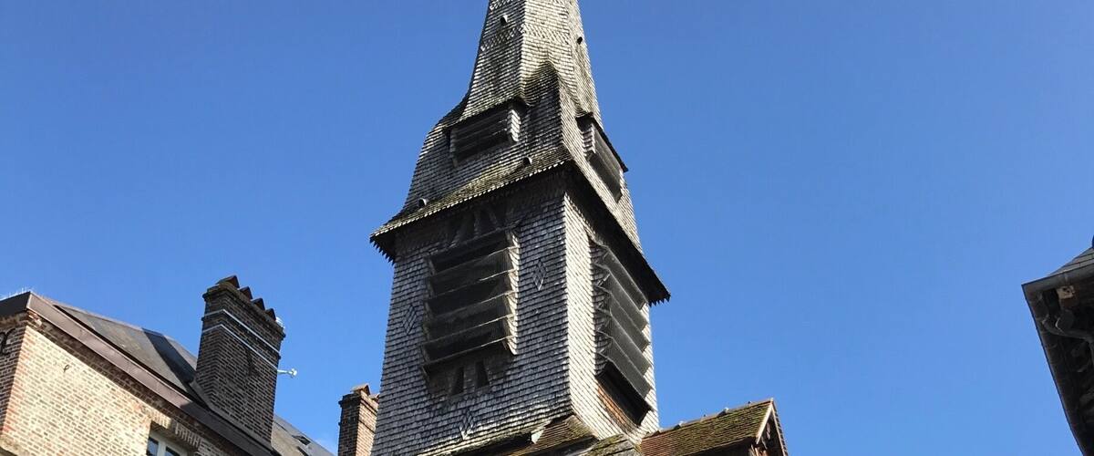The most amazing small church in Honfleur, Northern France.