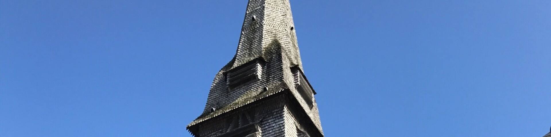 The most amazing small church in Honfleur, Northern France.