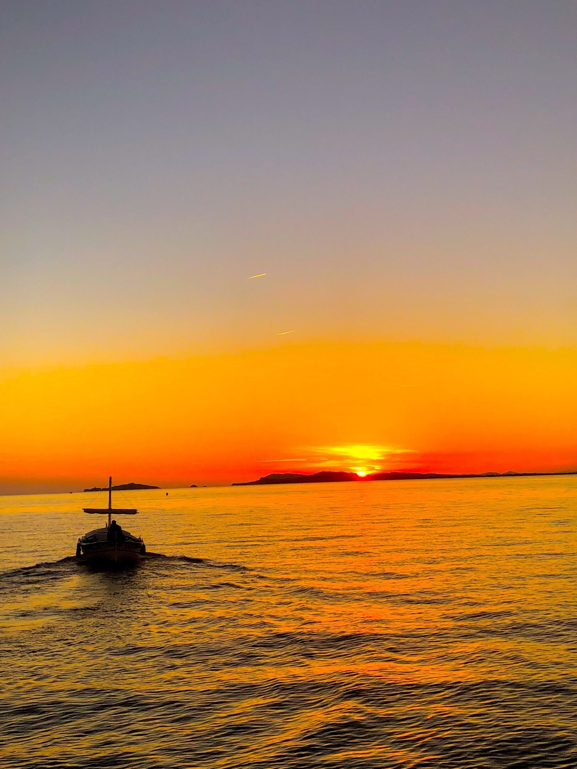 Sailing around the south of France. Sunset - Île de Porquerolles #Golden #LifeAtExpedia #Expedia