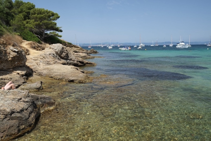 Île de Porquerolles, is an island in the Îles d'Hyères, Var, Provence-Alpes-Côte d'Azur, France
