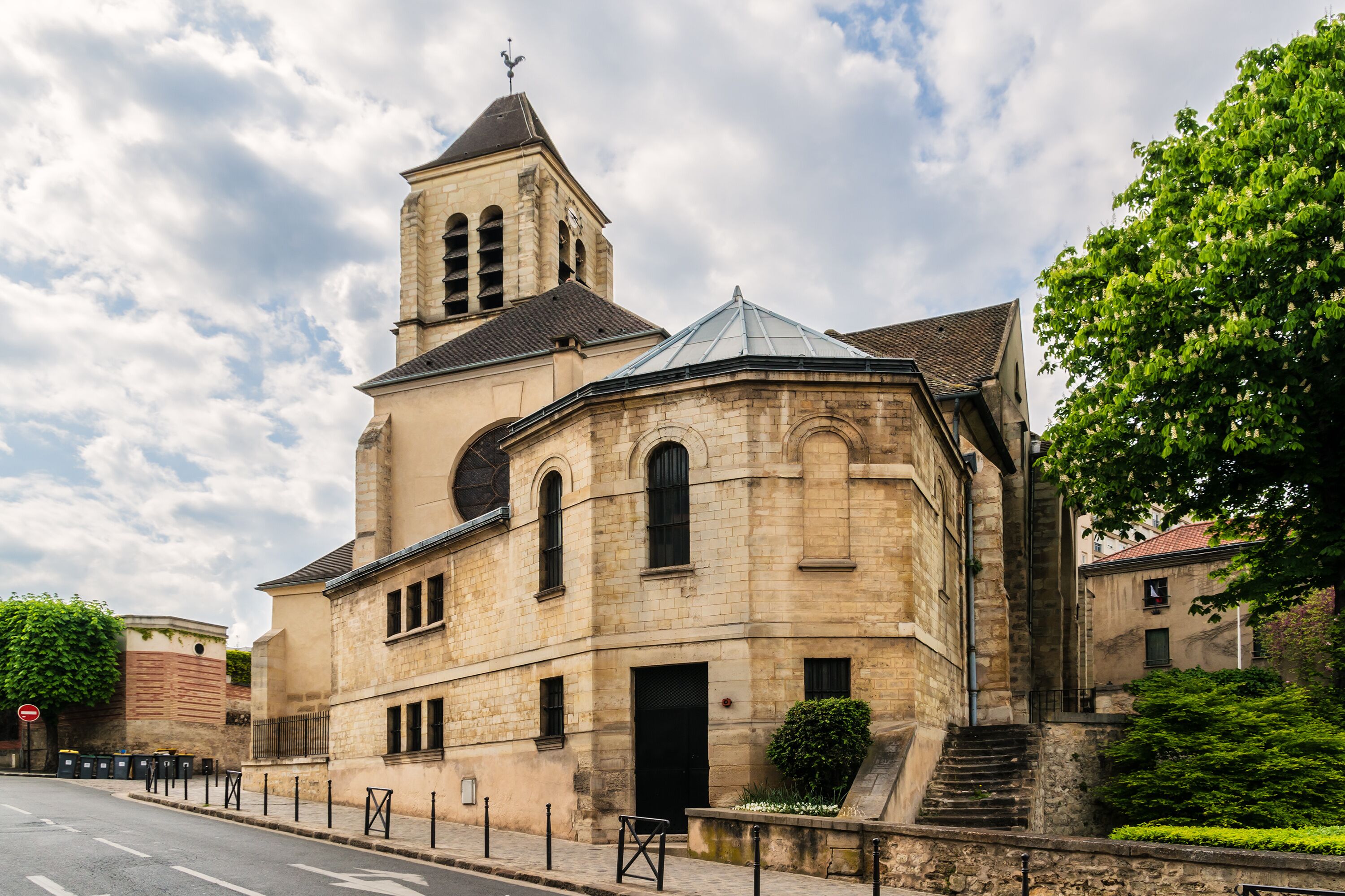 Saint-Pierre-Saint-Paul Church (XII) in Ivry-sur-Seine. France.