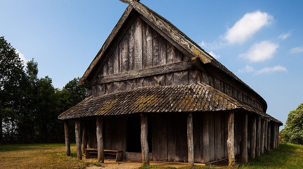 I didn't really get to see much of Denmark, but I checked out this cool Viking museum in Slagelse and snapped a pic of this wooden fortress.