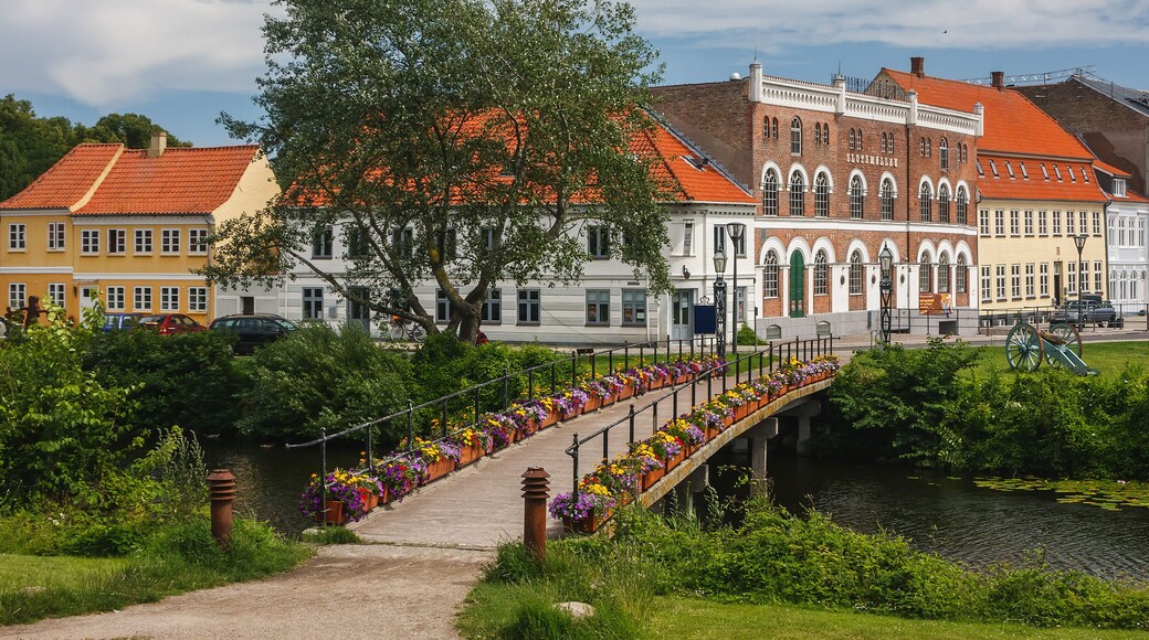 Bridge in Nyborg town, Denmark
