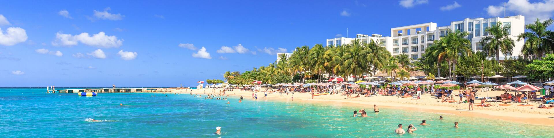 Doctor's cave beach in Montego Bay Jamaica