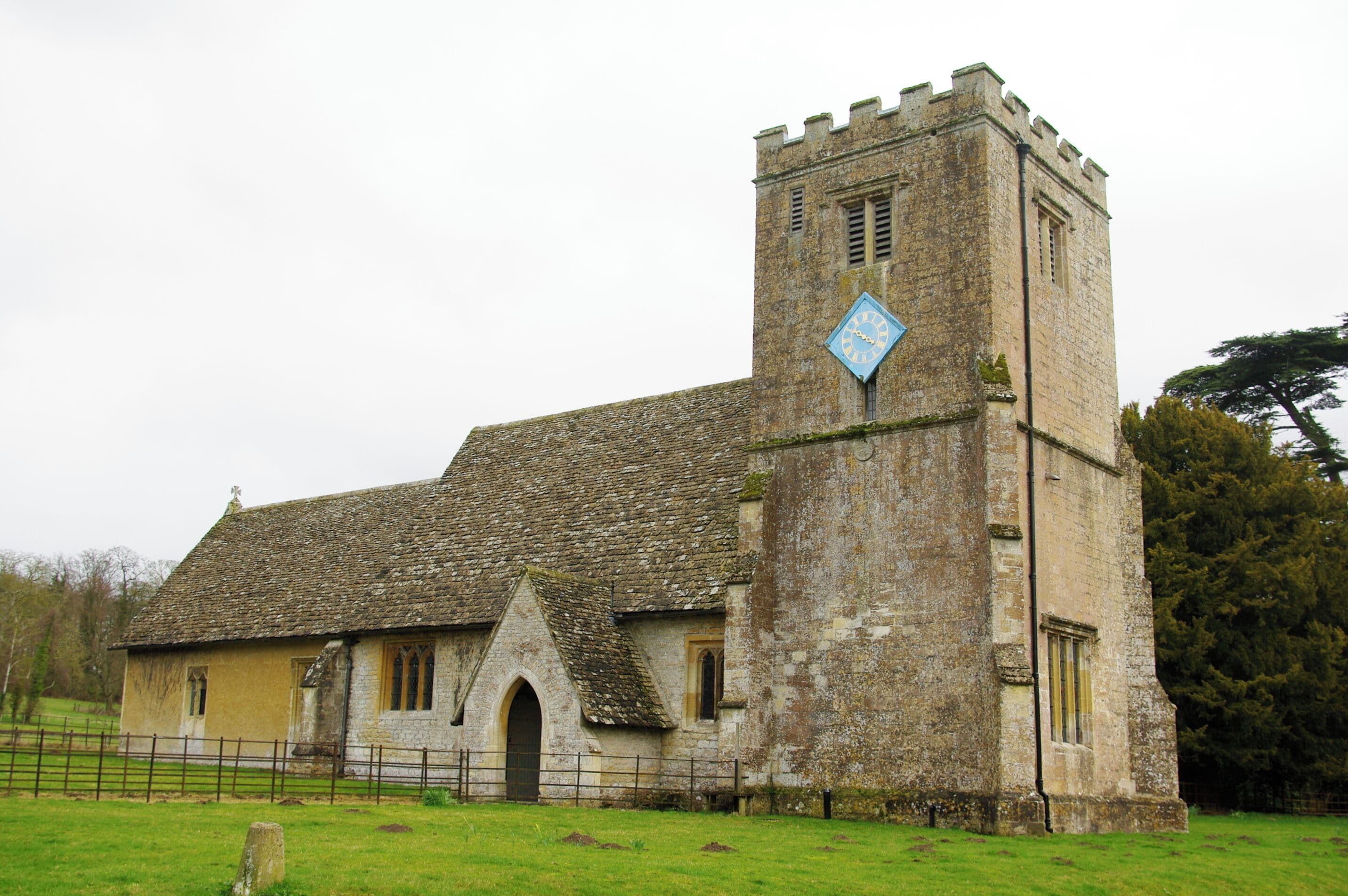Church of England parish church of All Saints, East Lockinge, Oxfordshire (formerly Berkshire), seen from the northwest