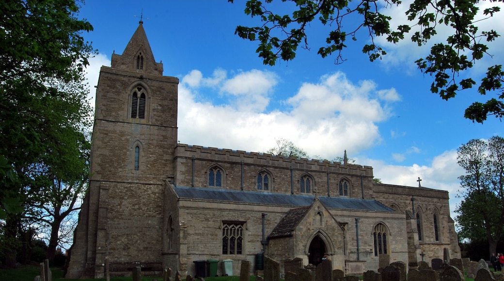 Church of England parish church of St Andrew, Hambleton, Rutland: view from the south