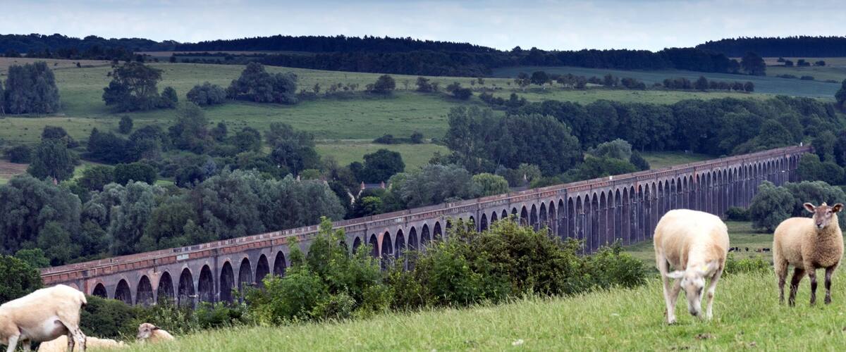 Stunning Viaduct with 82 spans and stretching 1.2Km