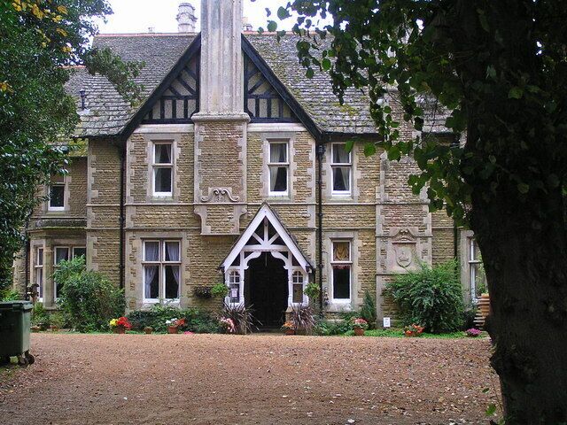 Wing Hall - East Face The date over the door is 1891.
