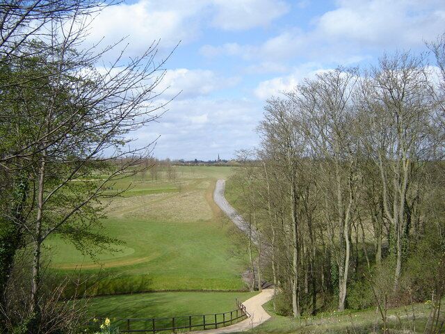 From the 3rd Tee - Greetham Valley Golf Club Greetham Church in the distance