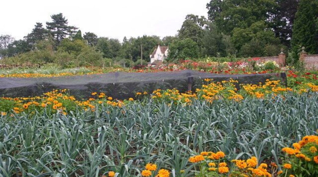 Walled gardens of Claydon House Colourful walled gardens of Claydon House