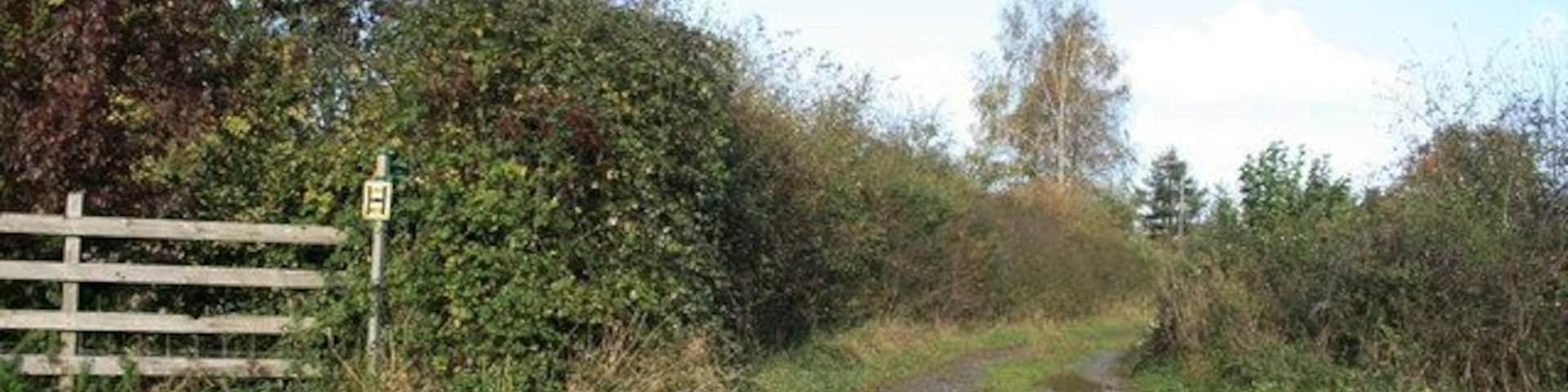 Bridleway to Dean From the edge of Chadlington. Part of the Wychwood Way.