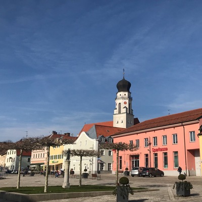 The Old Town of Bad Griesbach in the rottal.