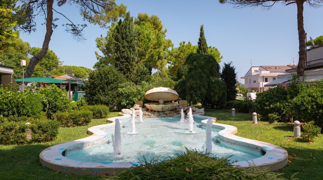 Riccione featuring a park and a fountain