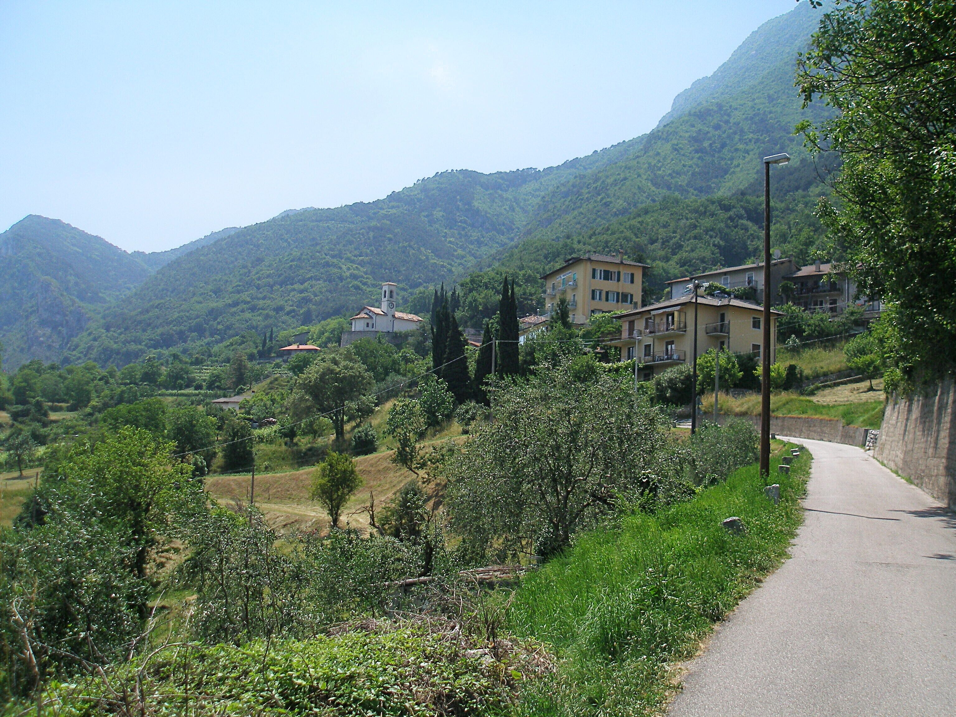 Pregasina - the centre of the village