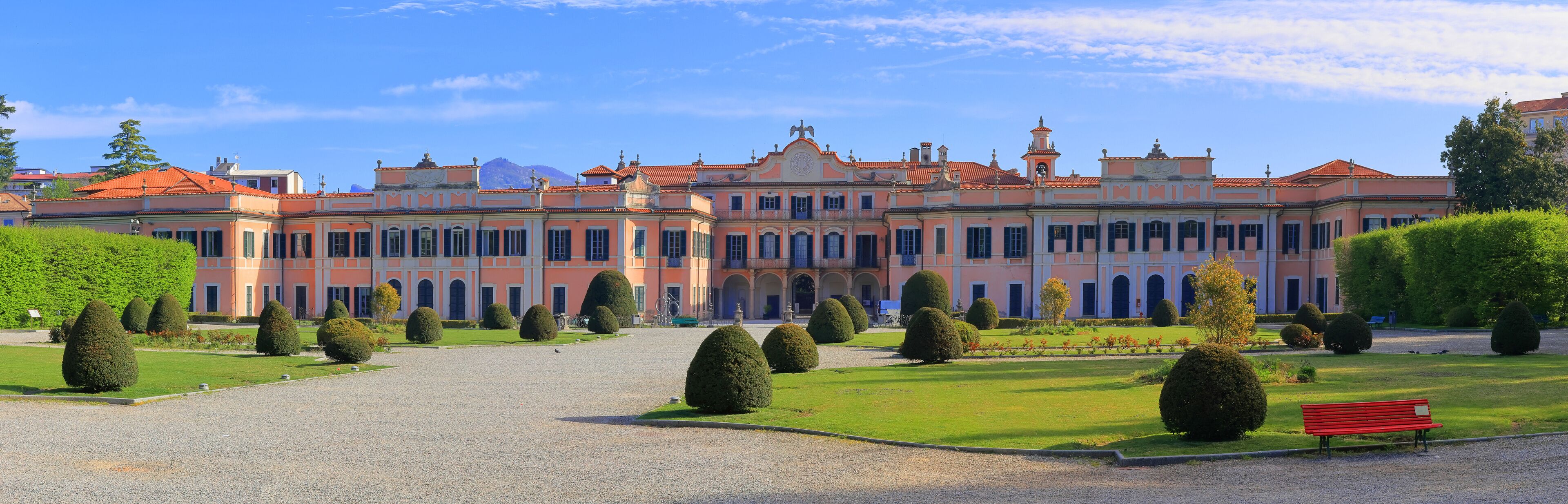 parco di palazzo estense di varese, park of estense palace of varese, italy