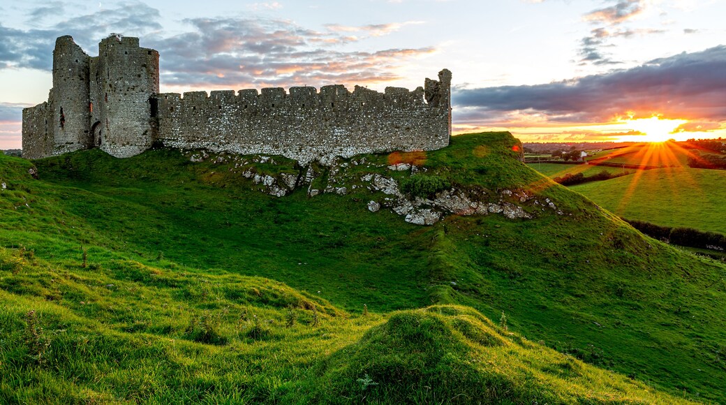 Gorgeous Sunset Over Roche Ruins, Dundalk, Co. Louth, Ireland