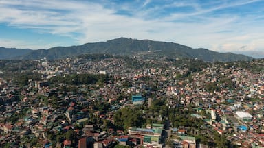 The city of Baguio is located in the mountains. Philippines, Luzon.