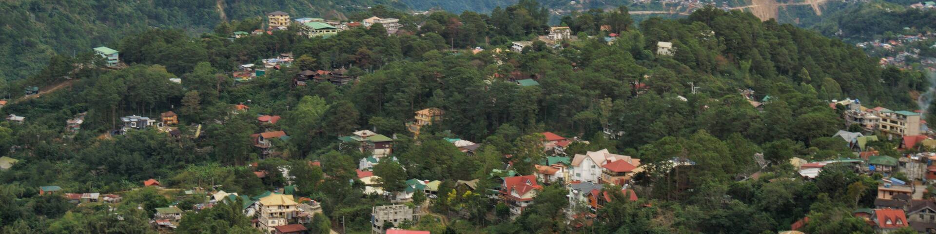 The mountains of Benguet in the Philippines