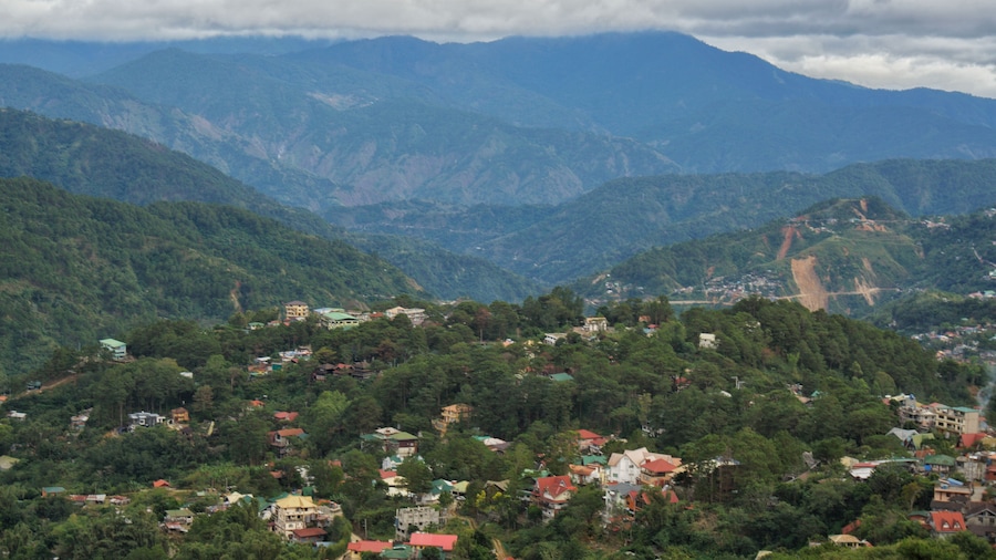 The mountains of Benguet in the Philippines