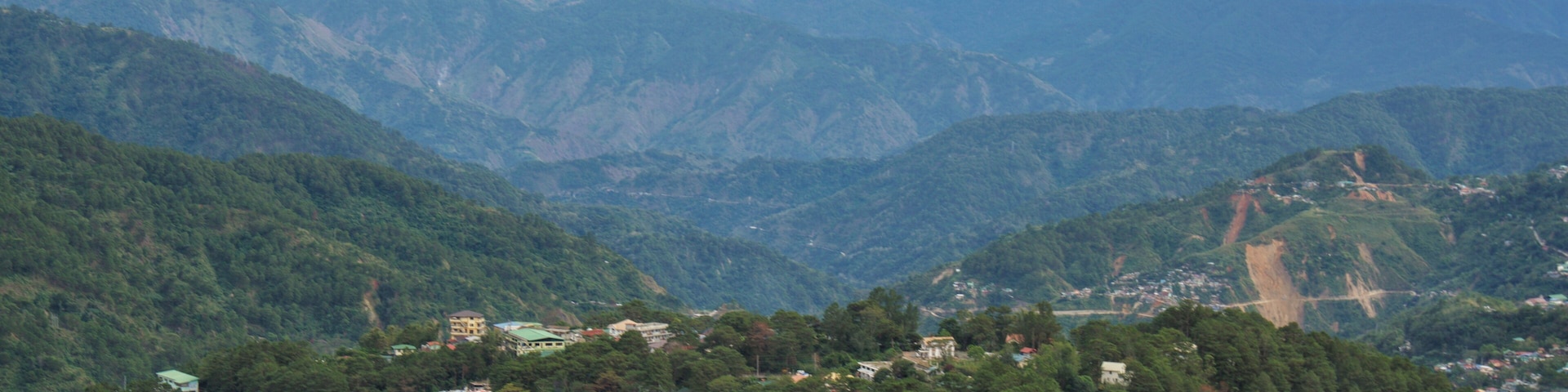 The mountains of Benguet in the Philippines