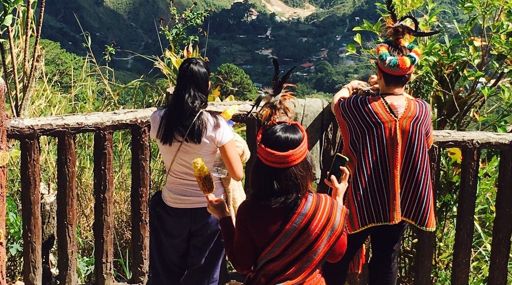 Mines view park is an overlook park on the northeastern outskirts of Baguio City in the Philippines.The park overlooks the mining town of Itogon particularly the gold and copper mines oh Benguet Corporation and offers a glimpse of Amburayan Valley( Wiki)