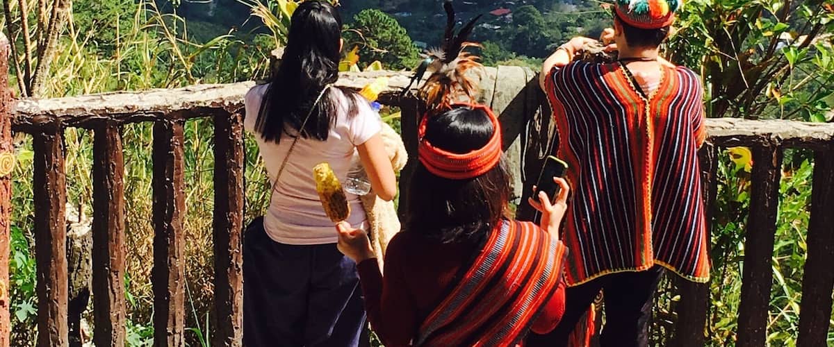 Mines view park is an overlook park on the northeastern outskirts of Baguio City in the Philippines.The park overlooks the mining town of Itogon particularly the gold and copper mines oh Benguet Corporation and offers a glimpse of Amburayan Valley( Wiki)