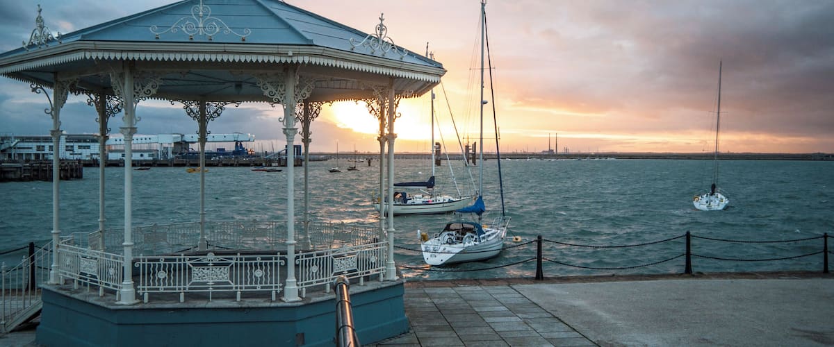 The Bandstand at Dun Laoghaire Pier, Dublin