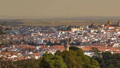 The charming city of Evora in the south of Portugal