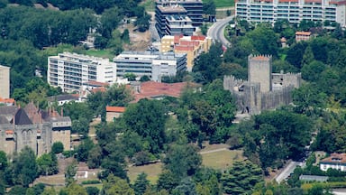 Aerial view of guimaraes city, portugal