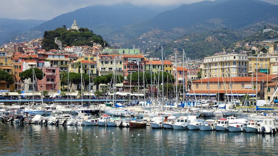 The Porto Turistico (marina) of San Remo is one of the most important in the Mediterranean and offers 806 berths.