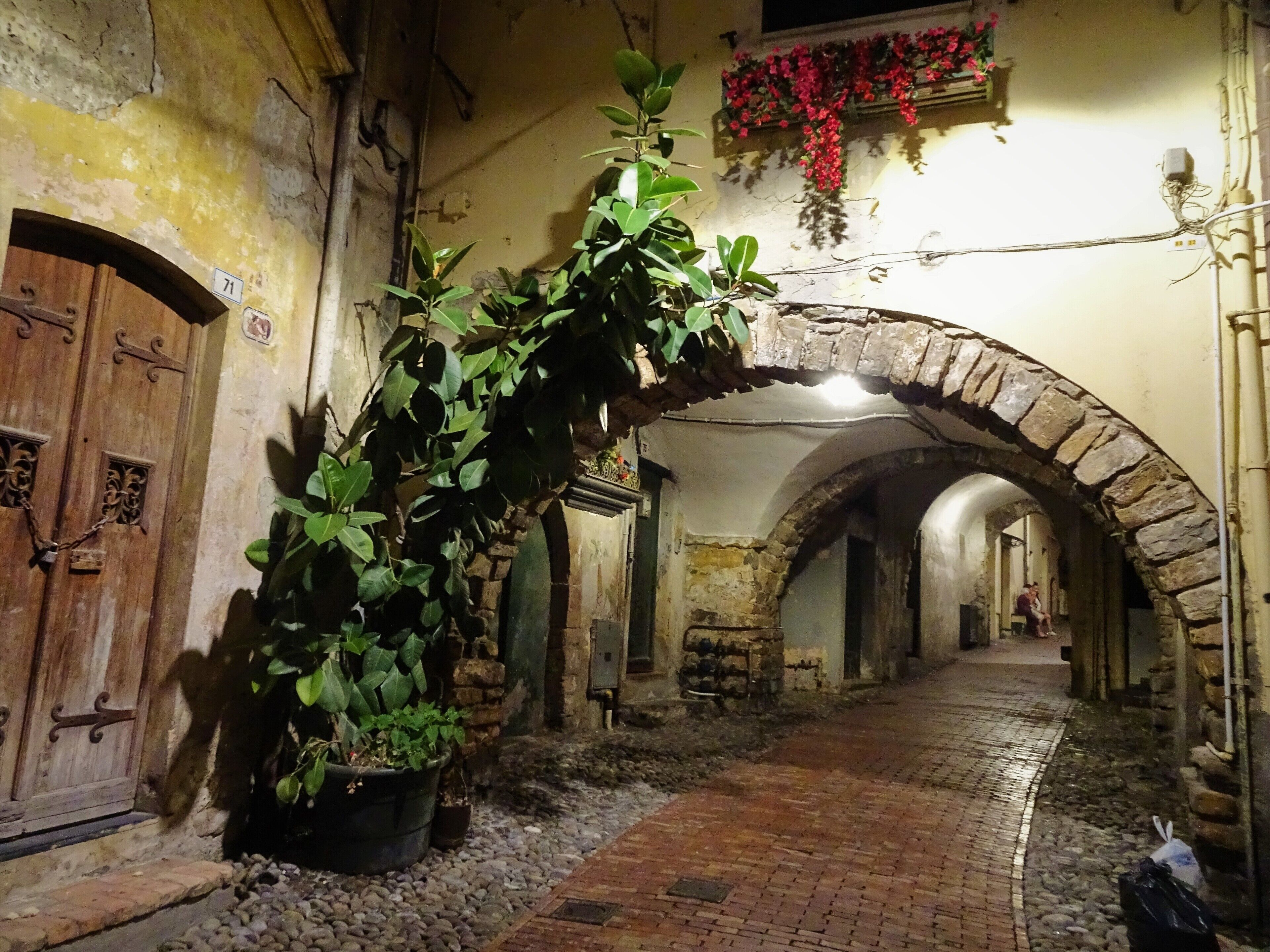 Evening walk in the old town.