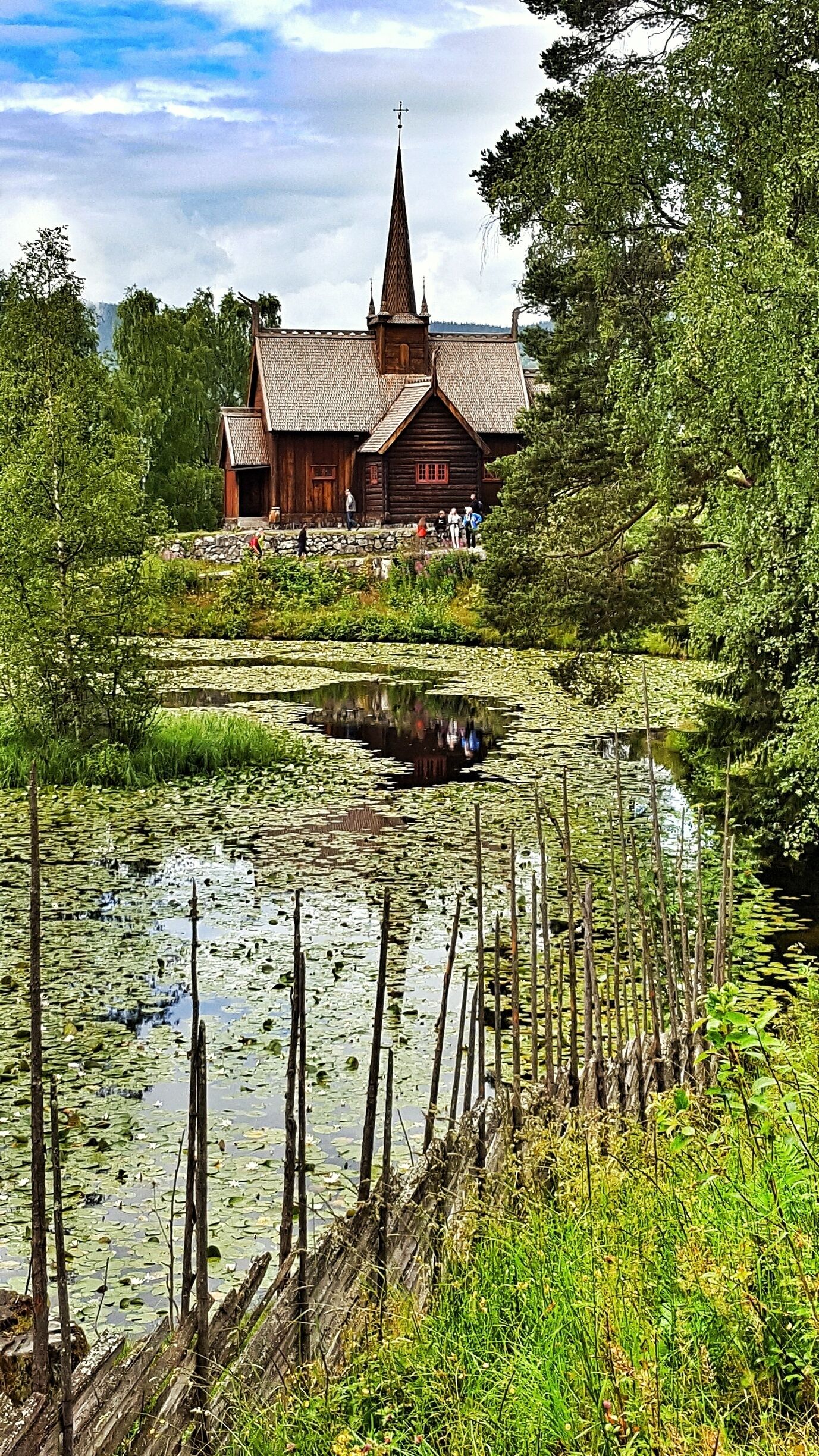 This is the Stave Church in Maihaugen Folk park. A wonderful place to visit to see historical Norweigan way of life