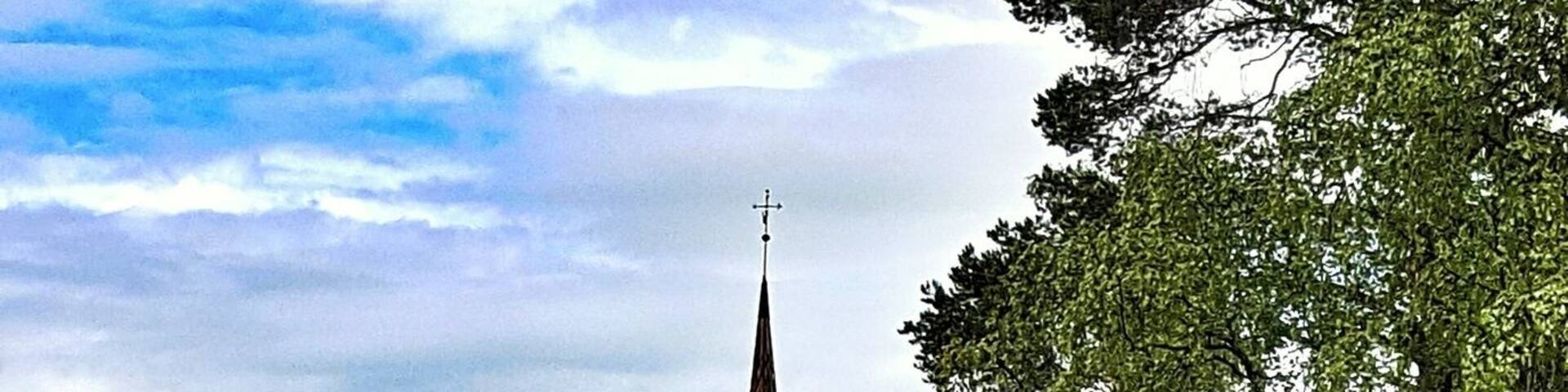 This is the Stave Church in Maihaugen Folk park. A wonderful place to visit to see historical Norweigan way of life